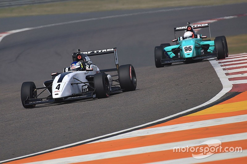 Buddh MRF Challenge: Newey wins finale, Schumacher crashes out