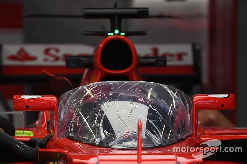 Penampakan pertama 'Shield' di mobil F1 Ferrari