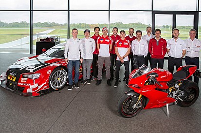 Lorenzo, en la reunión de pilotos Audi Sport