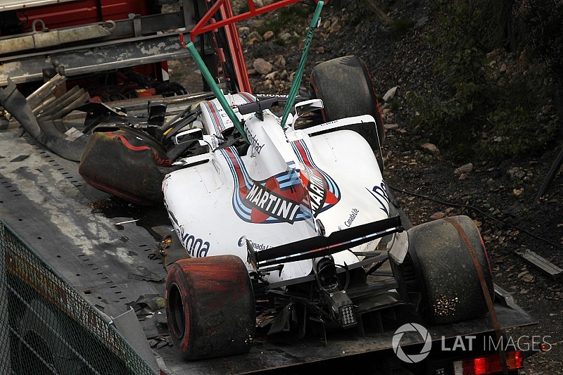 【F1】マッサ、FP1でのクラッシュによりシャシーを交換