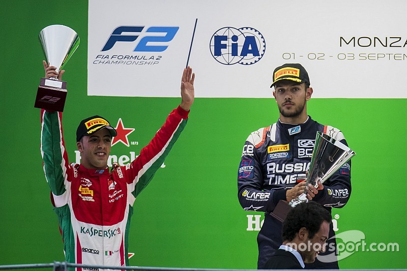 Ghiotto despojado de la victoria en la carrera de F2 en Monza