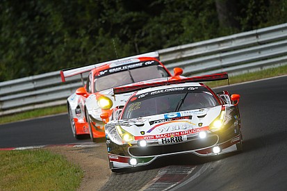 Wochenspiegel-Ferrari gewinnt 3. VLN-Lauf 2017 auf der Nordschleife