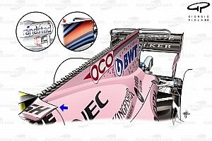 Tech: De evolutie van de Force India VJM10 in 2017