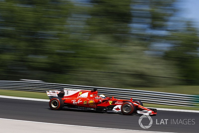 Hungarian GP: Vettel leads all-Ferrari front row, Hamilton fourth