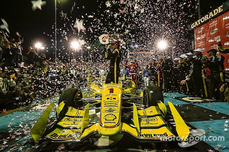 【インディカー】オーバル初優勝の王者パジェノー「人生最高の勝利だ」