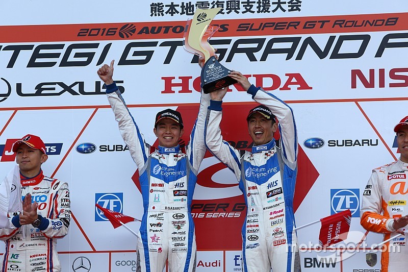 【スーパーGT】佐々木大樹「一番の勝因は予選。用意したタイヤがうまくいった」