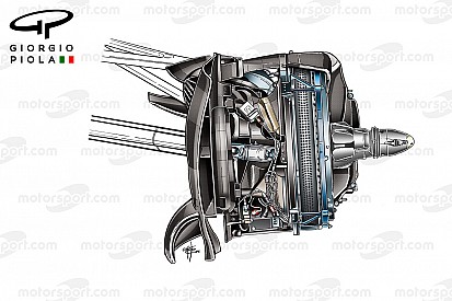 Revealed: Mercedes 2017 development front brake solution