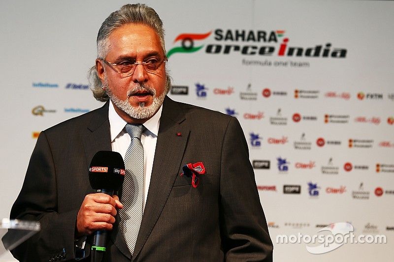 Dr. Vijay Mallya, due&ntilde;o del equipo Sahara Force India F1