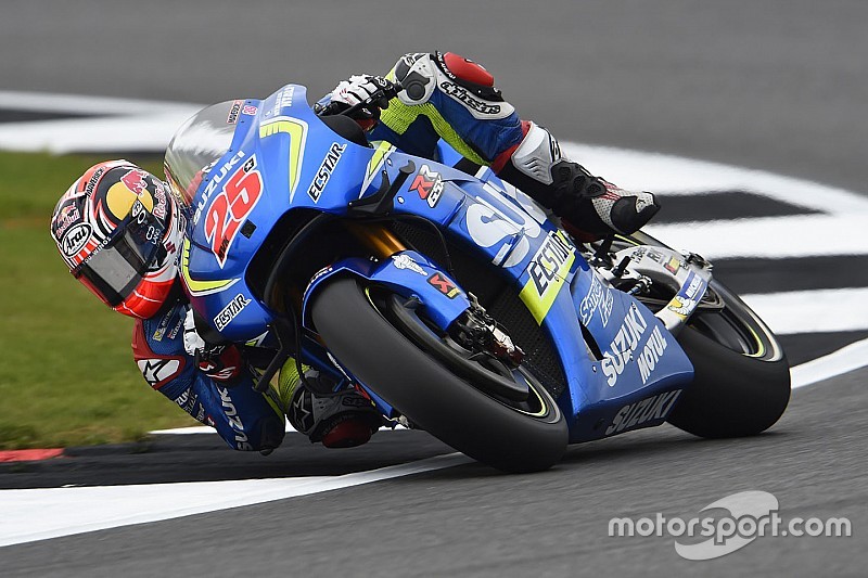 FP1 MotoGP Silverstone: Vinales tercepat, Marquez terjatuh