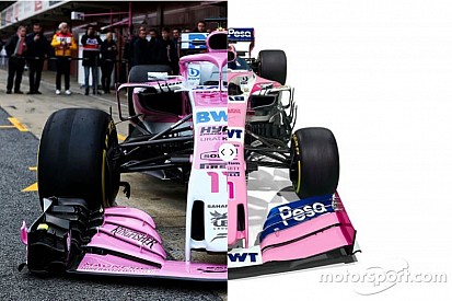 Vergleich Design Formel-1-Autos 2018 vs. 2019: Racing Point