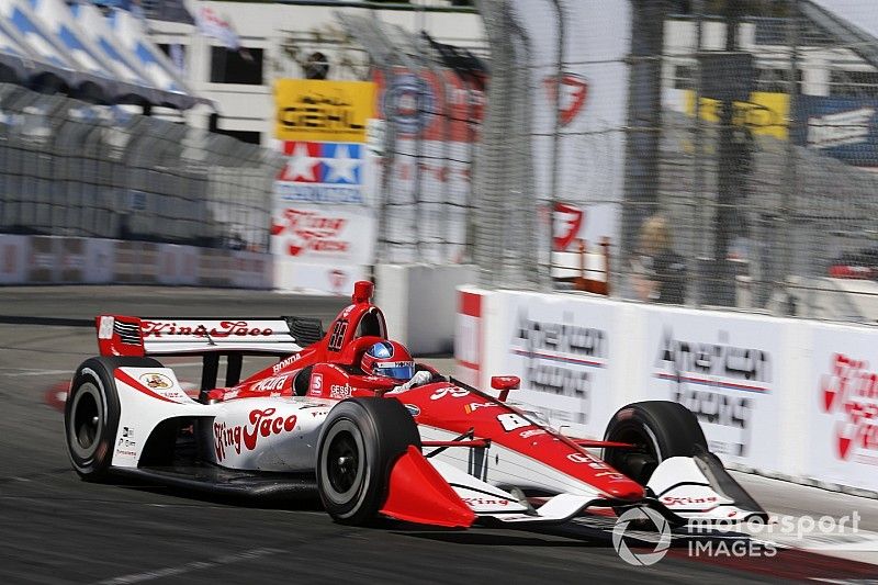 Long Beach IndyCar: Herta leads warm-up