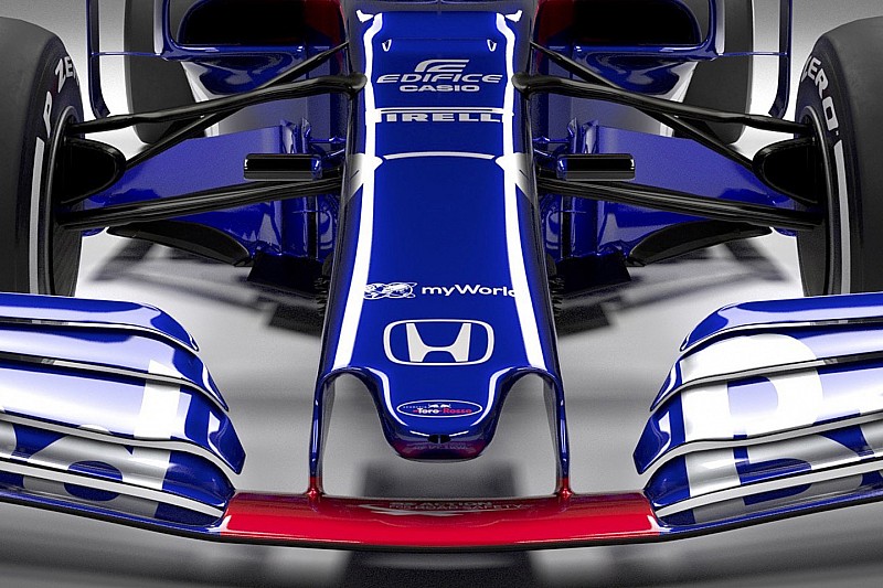 Compare os modelos da Toro Rosso de 2018 e 2019