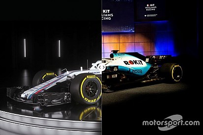 Vergleich Design Formel-1-Autos 2018 vs. 2019: Williams