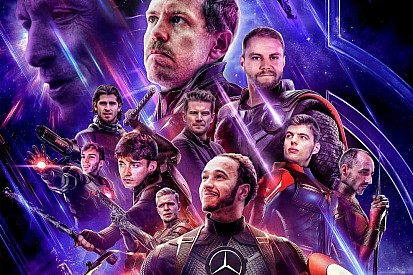 F1 entra na onda “Vingadores” e cria seu próprio cartaz