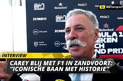 Carey blij met Zandvoort: "Iconische baan, extra dimensie door Max"