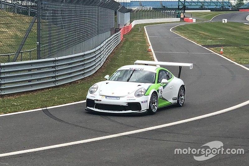 Rudy van Buren test Porsche Supercup