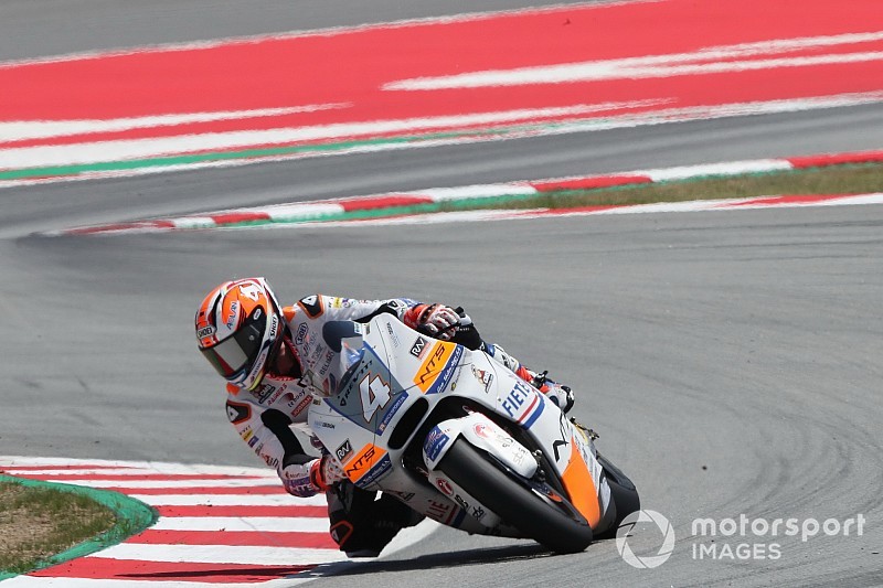 VÍDEO: Sul-africano faz manobra impressionante para evitar queda na Moto2