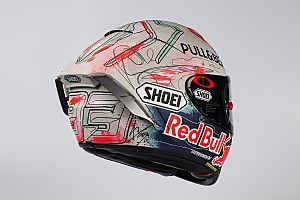 MotoGP Catalunya, Marquez pamer helm spesial