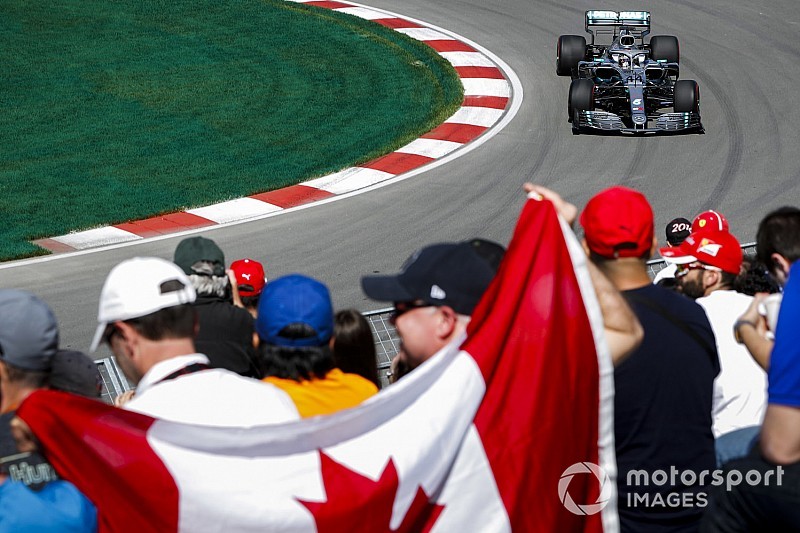 F1カナダFP1:メルセデス盤石の1-2スタート。後続に約1秒差をつける