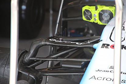 Williams empieza a traer mejoras: nueva suspensión