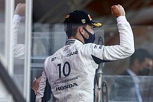 ガスリー、3位表彰台を得て最高の形で母国フランスGPヘ……「でもバクー好調の理由はまだ把握できていない」