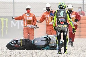 Rossi Jelaskan Penyebab Crash di Catalunya