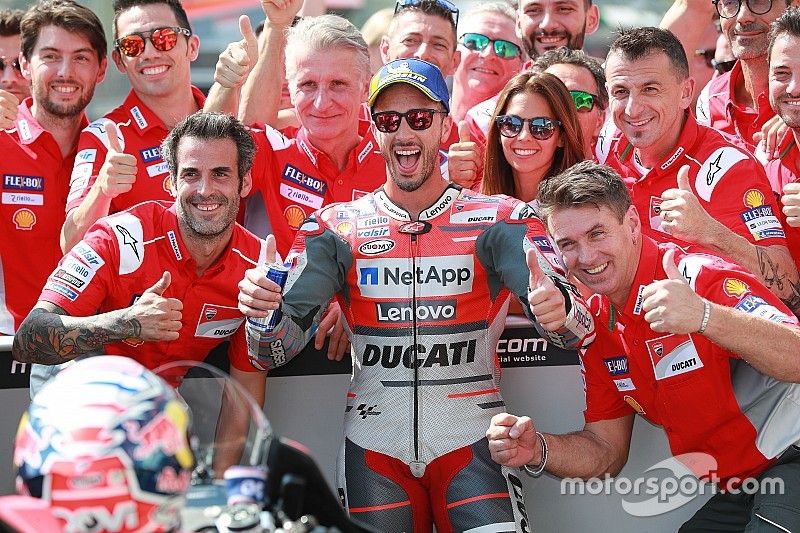 Le poleman Andrea Dovizioso, Ducati Team