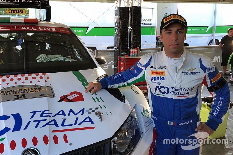 Andolfi sul podio del WRC2 con il lutto al braccio: "Dedicato alle vittime del ponte di Genova"