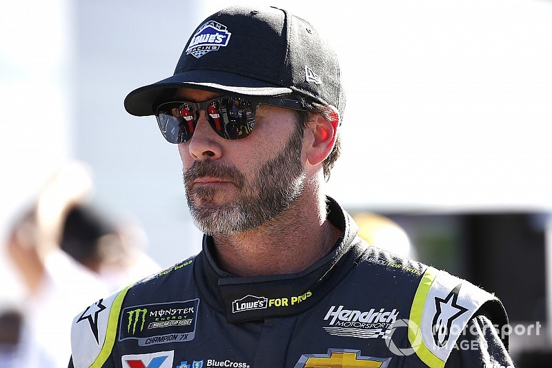 Jimmie Johnson packs supplies for Hurricane Florence victims