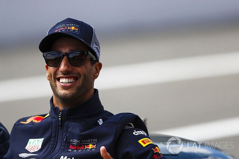 Daniel Ricciardo, Red Bull Racing, pilotlar geçit töreninde