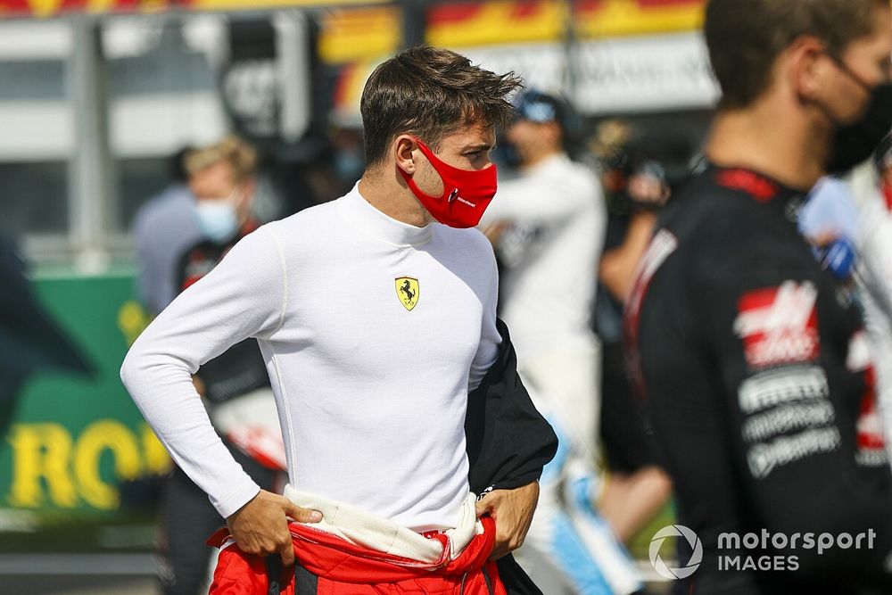 Charles Leclerc, Ferrari sulla griglia di partenza 