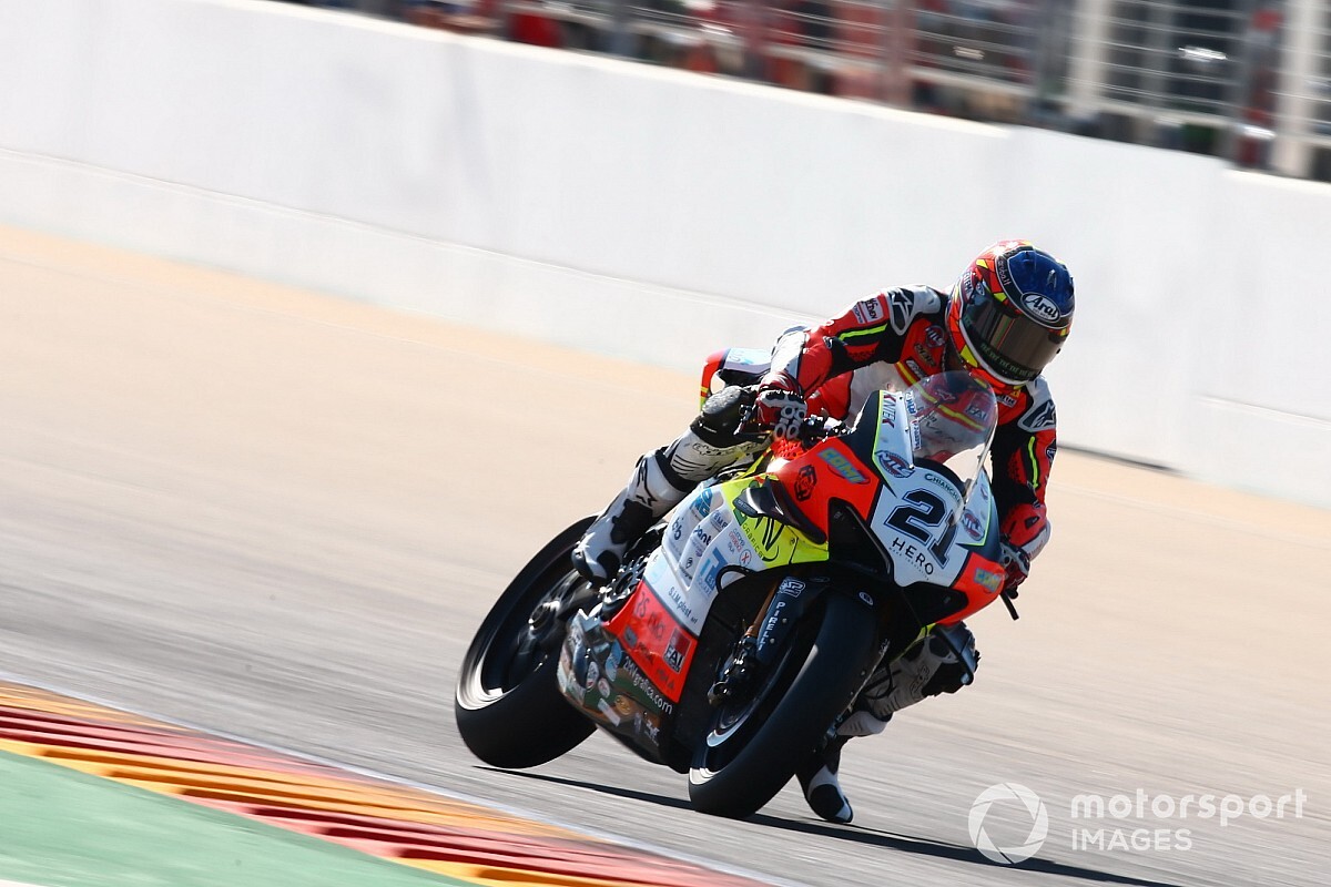 SBK, Aragon 3. antrenman: Rinaldi lider, Toprak 13. oldu