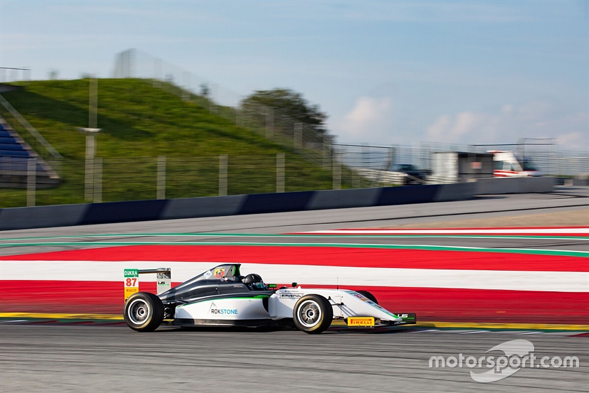 F4, Red Bull Ring, Libere 1: Bearman in vetta