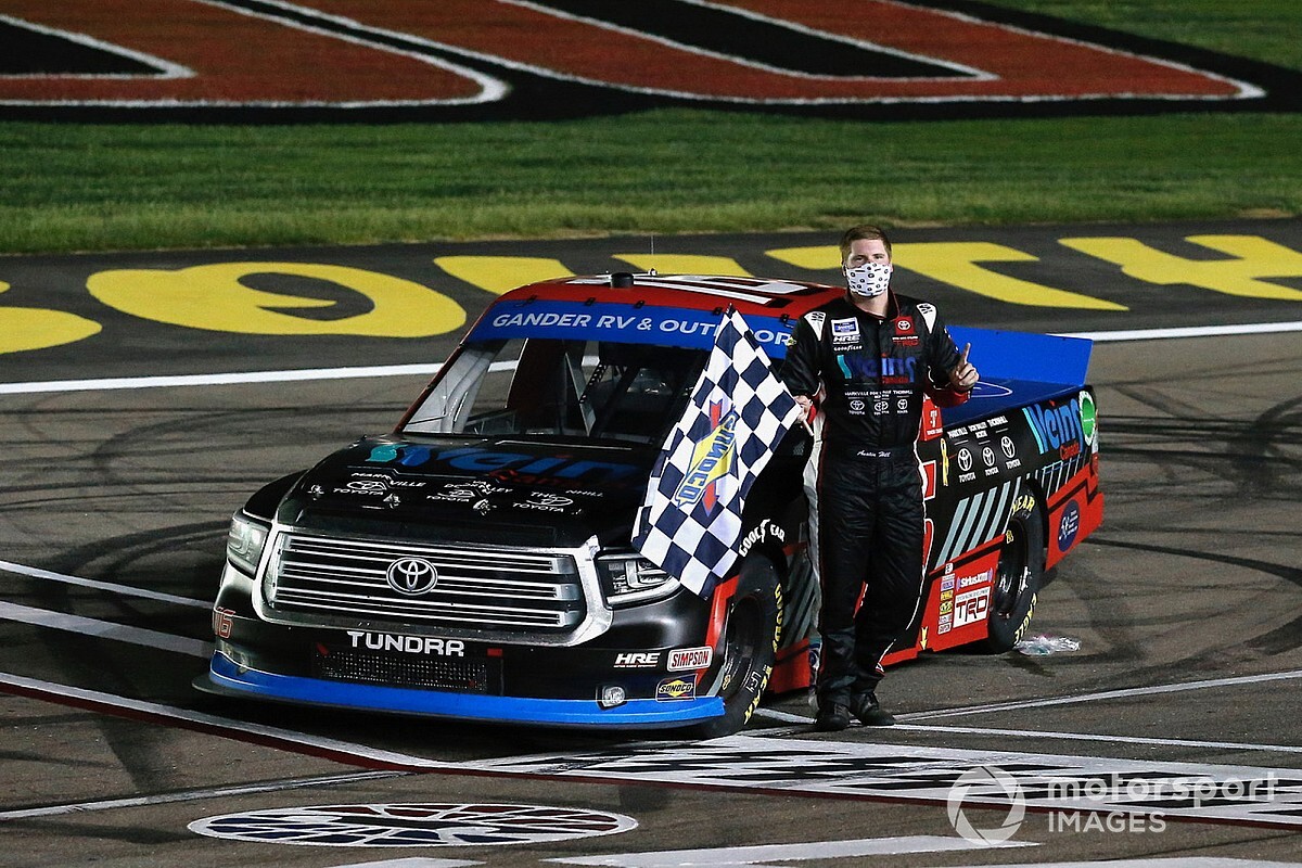 Austin Hill tops Creed in Las Vegas Truck playoff win
