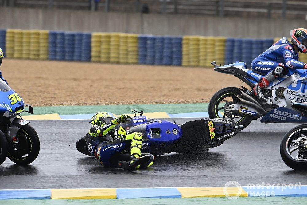 Valentino Rossi, Yamaha Factory Racing crash