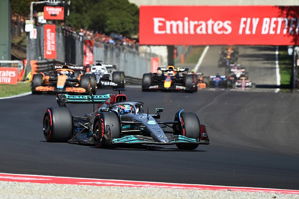 Russell haalt maximale uit GP Italië: "Snelheid Ferrari verraste ons"