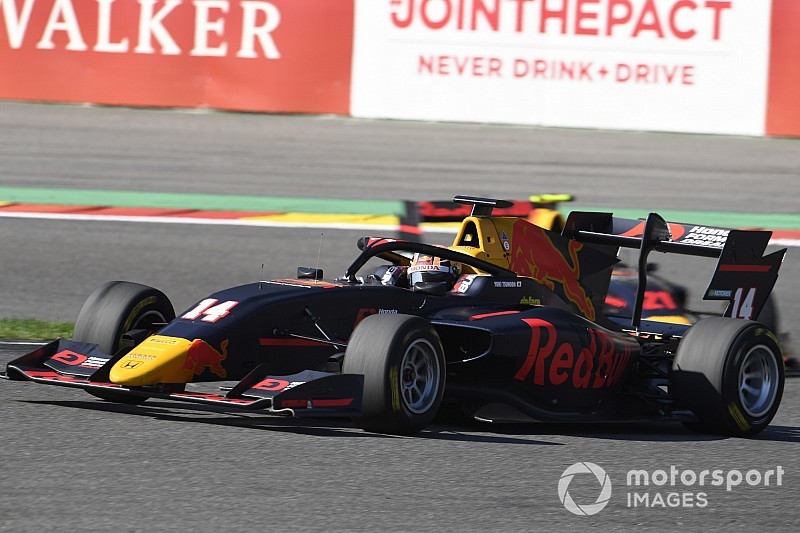 F3ベルギーレース2:角田裕毅、2位表彰台! 名取も初ポイント獲得で日本勢が躍進