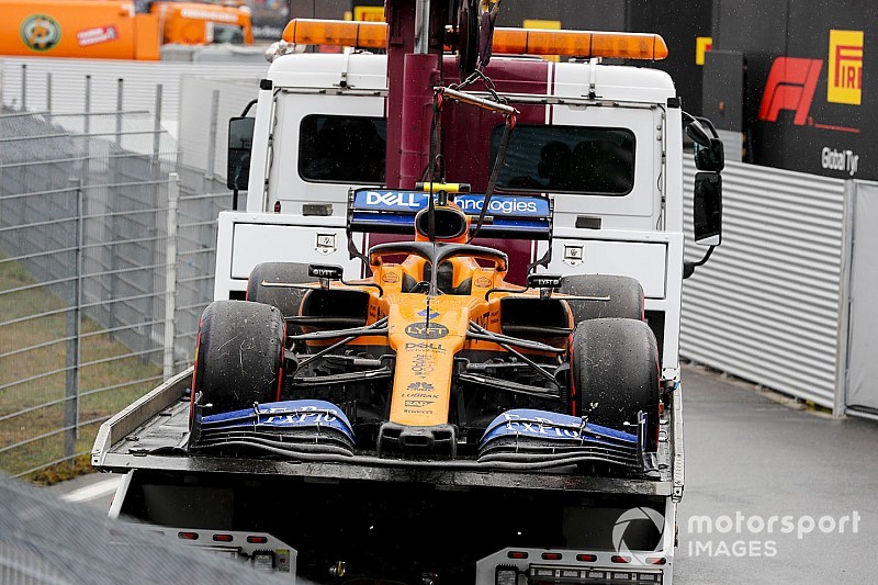 McLaren: individuato il guasto che ha fermato Norris in Germania