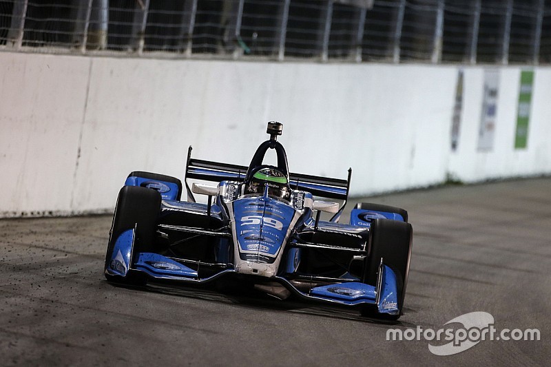 Gateway IndyCar: Daly tops evening practice, Kimball crashes