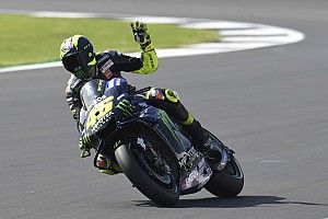 Rossi apretó el ritmo cuando vio a Márquez presionar