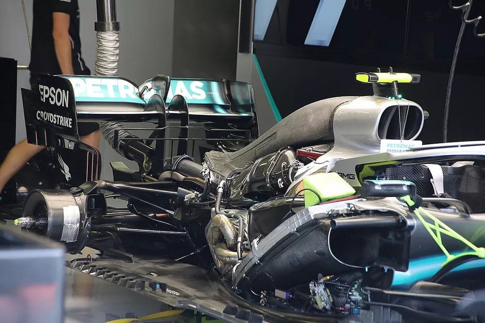 Motor del Mercedes AMG F1 W10