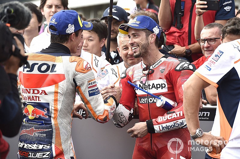 Dovizioso: Marqueznek fájhatott, hogy elvesztett egy ilyen csatát, de a címre fog gondolni