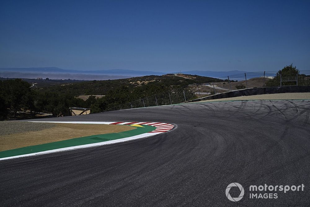 Corkscrew, empty track