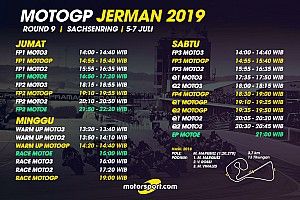 Jadwal lengkap MotoGP Jerman 2019