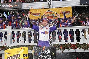 Hamlin walls Chastain, wins NASCAR Cup race at Pocono