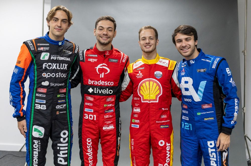 Zezinho Muggiati, Rafael Reis, Gianluca Petecof e Felipe Baptista