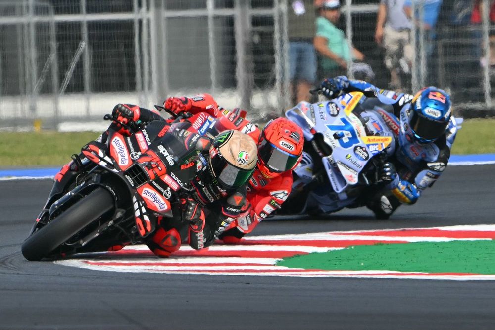 Marco Bezzecchi, Aprilia Racing, Alex Márquez, Gresini Racing, Marc Márquez, Ducati Team