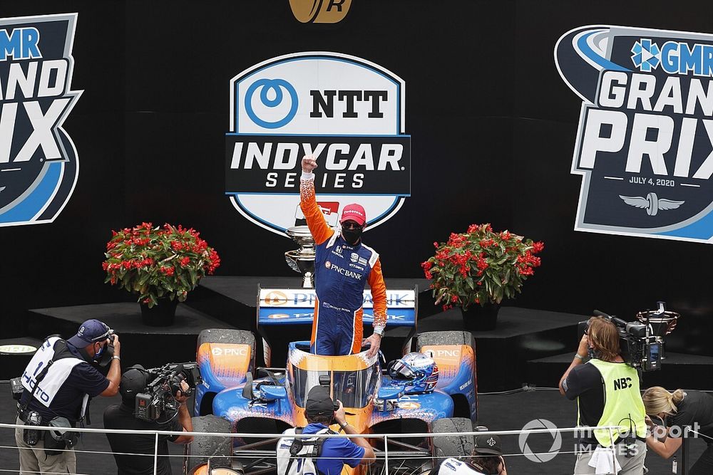 Dixon gana por primera vez el GP de Indianápolis y O'Ward en top 10