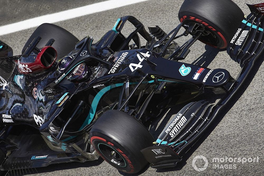 Mercedes выиграла у всех полсекунды на третьей тренировке ГП Испании