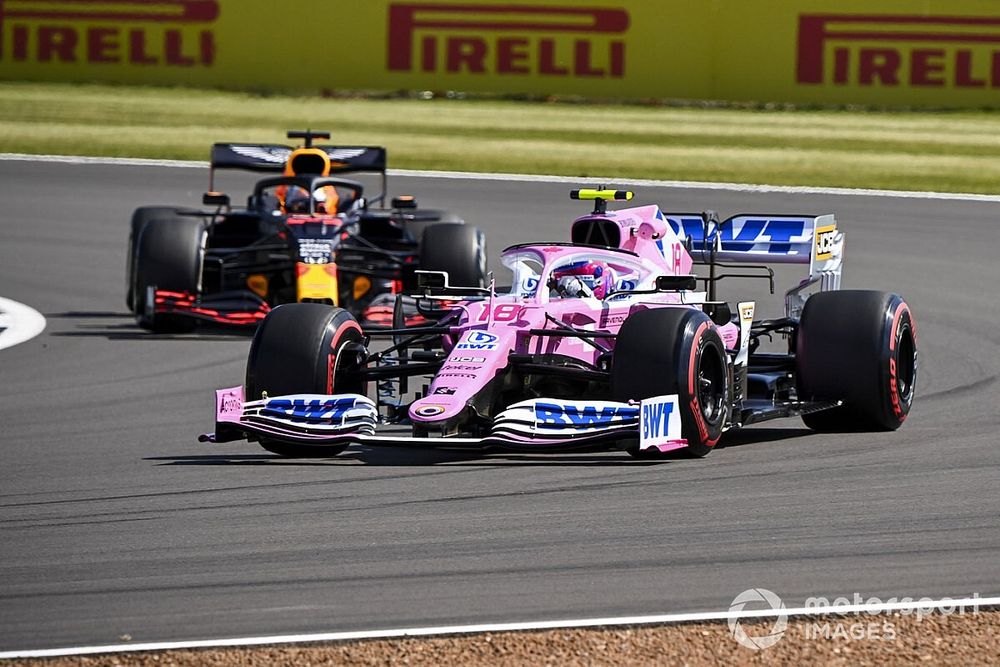 Lance Stroll, Racing Point RP20, Max Verstappen, Red Bull Racing RB16